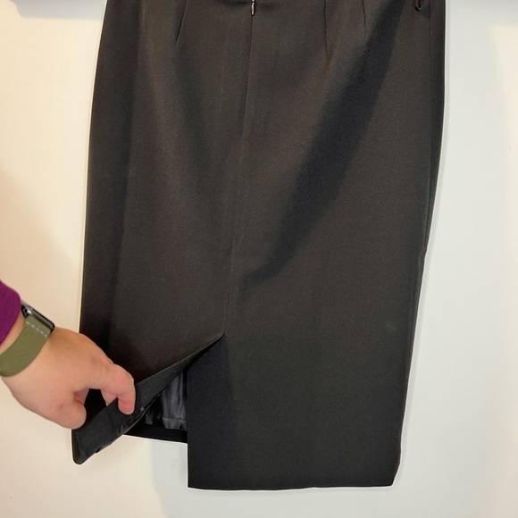 Jones Studio Ladies Black Skirt Size 4 - Picture 4 of 7